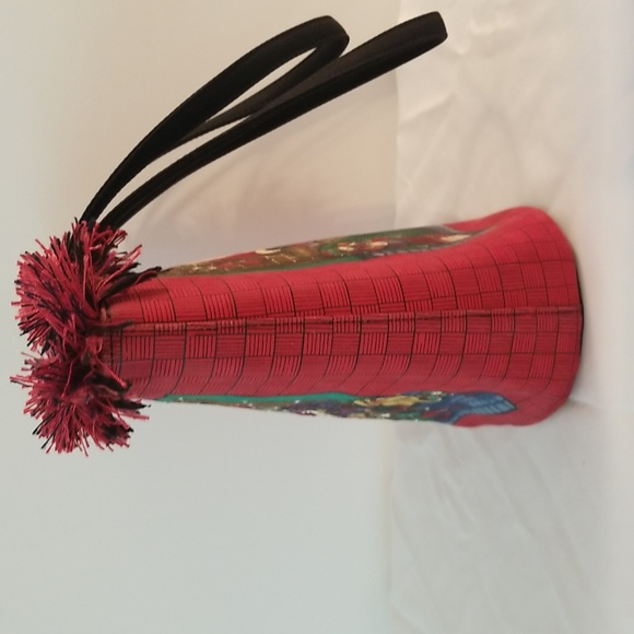 Kate spade Christmas bag Santa Claus vintage holiday Purse - Picture 11 of 12